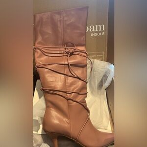 NEW Journey collection rose colored boots sz 8